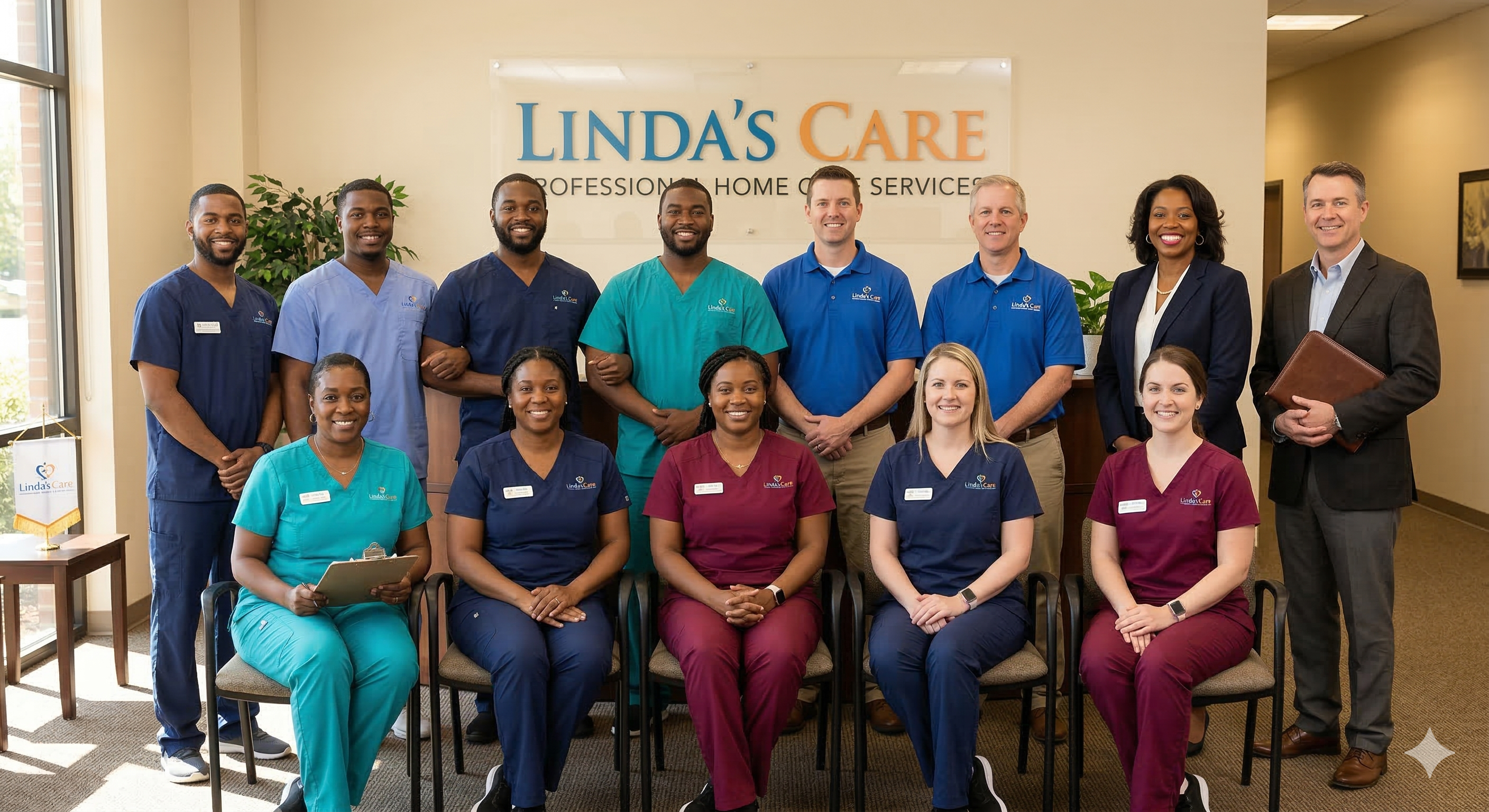 The Linda's Care professional home care team